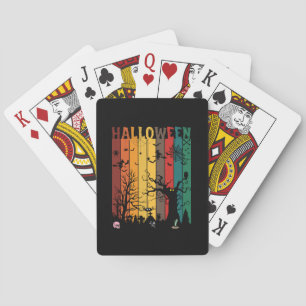Halloween Colourful Night Playing Cards
