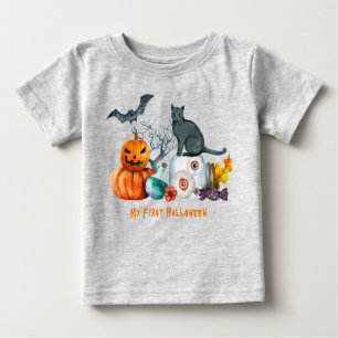 Halloween Composition My First Halloween Baby T-Shirt