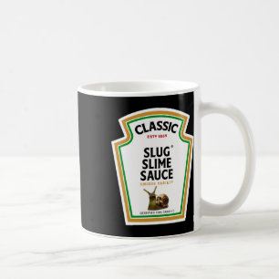 Halloween Condiment Sauce Bottle Slug Slime Sauce  Coffee Mug