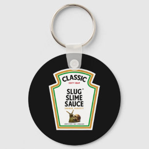 Halloween Condiment Sauce Bottle Slug Slime Sauce Key Ring