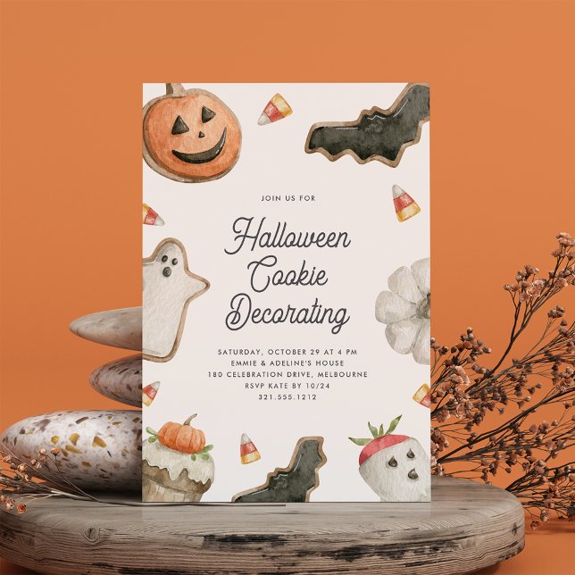 Halloween Cookie Decorating Party Invitation (Creator Uploaded)