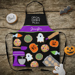 HALLOWEEN COOKIES All-Over Print Apron<br><div class="desc">Cute halloween cookies for the perfect baker</div>