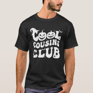 Halloween Cool Cousins Club Funny Pumpkin Face Cou T-Shirt