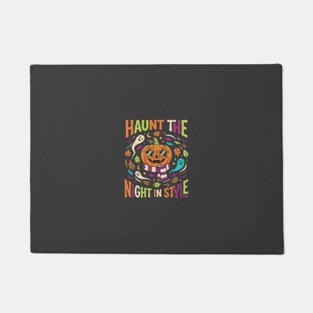 Halloween Cool Jack Lantern Doormat (Front)