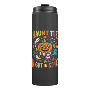 Halloween Cool Jack Lantern Thermal Tumbler
