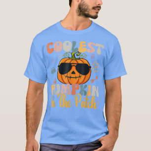 Halloween Coolest Pumpkin In The Patch Groovy Funn T-Shirt