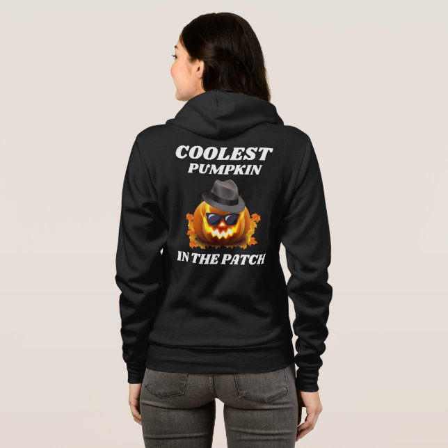 Halloween, Coolest Pumpkin In The Patch Hoodie (Back Full)