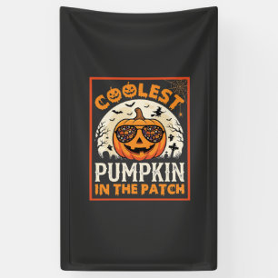 Halloween Coolest Pumpkin in the Patch Sunglasses Banner