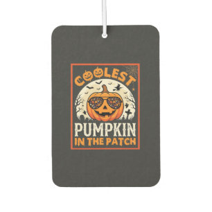 Halloween Coolest Pumpkin in the Patch Sunglasses  Car Air Freshener