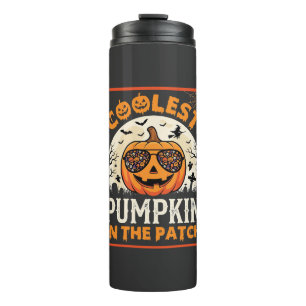 Halloween Coolest Pumpkin in the Patch Sunglasses Thermal Tumbler
