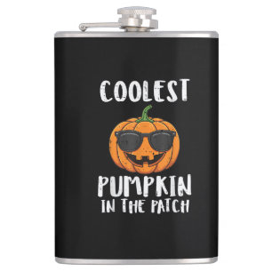 Halloween Coolest Pumpkin Patch Costume Men Boys K Hip Flask