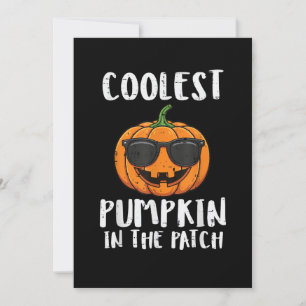 Halloween Coolest Pumpkin Patch Costume Men Boys K Invitation