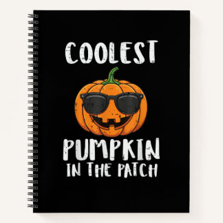 Halloween Coolest Pumpkin Patch Costume Men Boys K Notebook