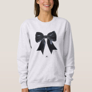 Halloween Coquette Bow  Sweatshirt