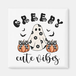 Halloween Coquette Creepy Cute Vibes Magnet