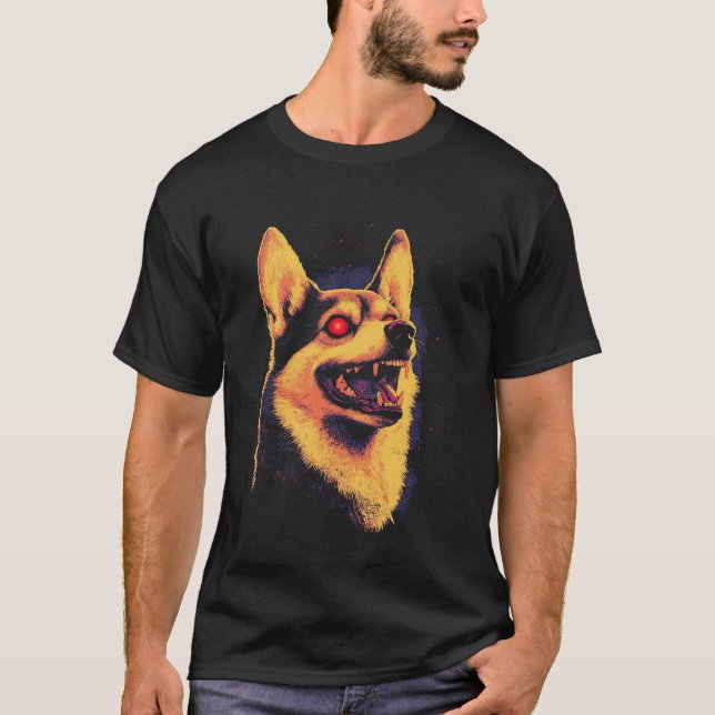 Halloween Corgi T-Shirt (Front)