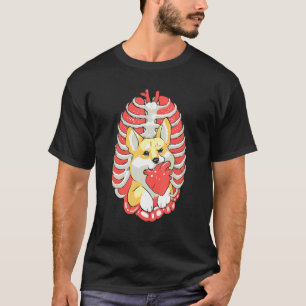 Halloween Corgi Thief Of Hearts Fun Tee