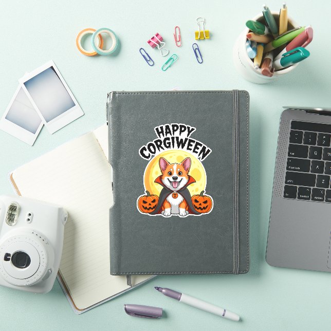 Halloween Corgiween, Spooky Corgi Dog (iPad Cover)