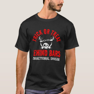 Halloween Correctional Officer Prison Guard Spooky T-Shirt