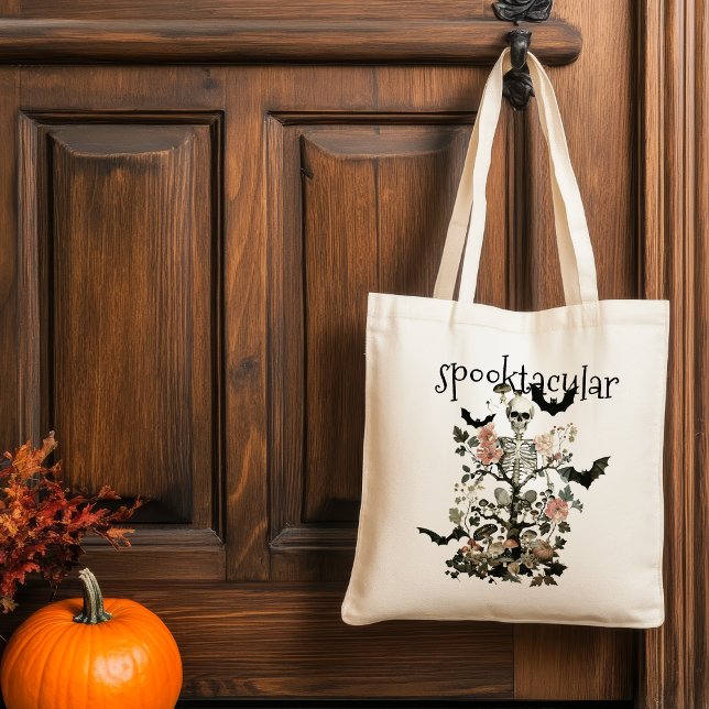 Halloween Costume and Cocktails Haunted Forest  Tote Bag (Creator Uploaded)