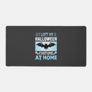Halloween Costume At Home Funny Bat Design Desk Mat