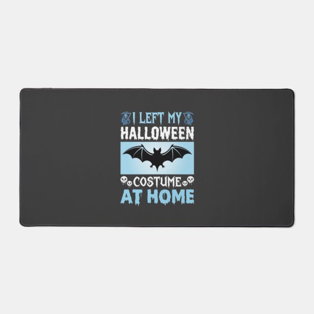 Halloween Costume At Home Funny Bat Design Desk Mat (Front)