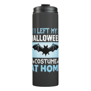 Halloween Costume At Home Funny Bat Design Thermal Tumbler