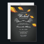 Halloween Costume Birthday Party Invitation<br><div class="desc">Celebrate a milestone birthday in spooky-chic style with this purple Halloween costume party invitation! Designed for adults and teens alike, this bold yet elegant invite is perfect for Sweet 16s, 30th, 40th, 50th, or 60th birthday parties with a Halloween twist. Featuring a rich purple and black colour scheme and stylish...</div>