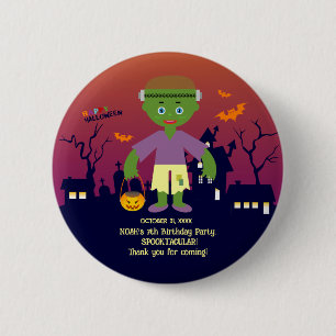 Halloween Costume Boy Birthday Party 6 Cm Round Badge