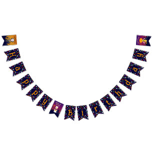 Halloween Costume Boy Birthday Party Bunting
