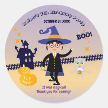 Halloween Costume Boy Wizard Birthday Party