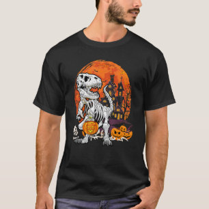 Halloween Costume For Boys Kids Rex Mummy Dinosaur T-Shirt