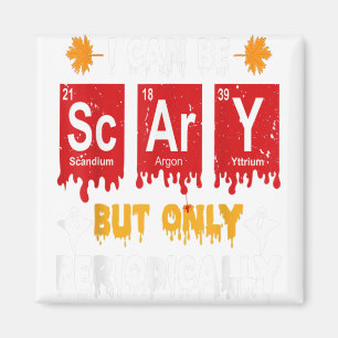 Halloween Costume For Scientists Funny Chemistry H Magnet