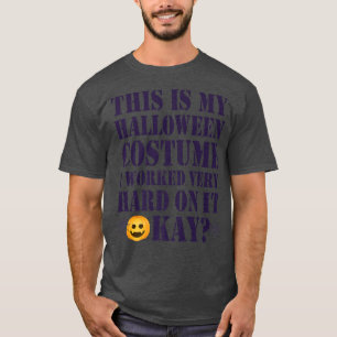 Halloween Costume  Funny Humour Halloween Costume  T-Shirt