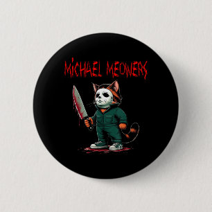 Halloween Costume Funny Scary Cat 6 Cm Round Badge