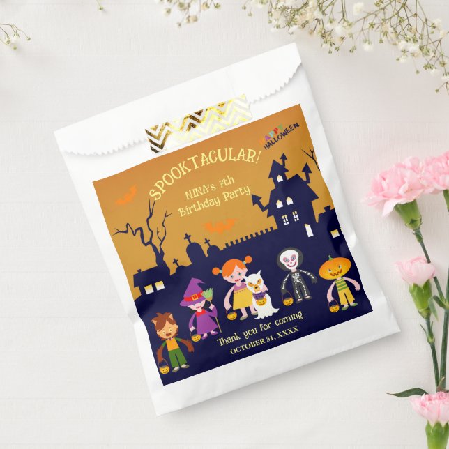 Halloween Costume Girl Birthday Party  Favour Bags (Sealed)