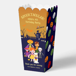 Halloween Costume Girl Birthday Party Favour Box