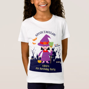 Halloween Costume Girl Birthday Party T-Shirt