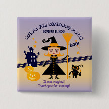Halloween Costume Girl Witch Birthday Party