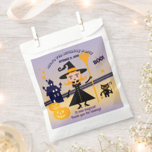 Halloween Costume Girl Witch Birthday Party Favour Bags