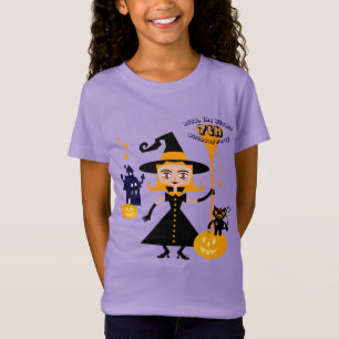 Halloween Costume Girl Witch Birthday Party T-Shirt
