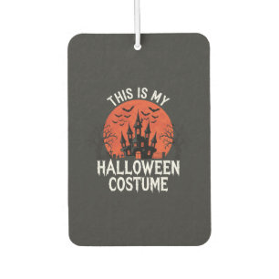 Halloween Costume Haunted Castle Vector Design Car Air Freshener