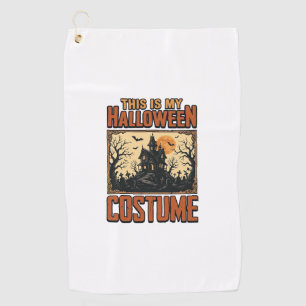 Halloween Costume Haunted House Vintage Shirt Desi Golf Towel