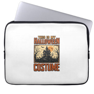 Halloween Costume Haunted House Vintage Shirt Desi Laptop Sleeve