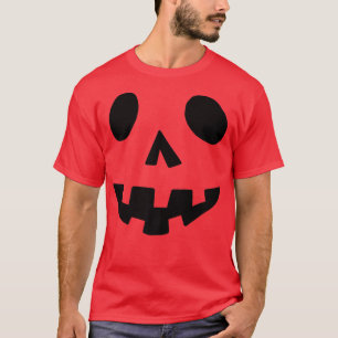 Halloween Costume Jack O' Lantern Pumpkin Face Wom T-Shirt