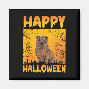 Halloween Costume Men Women Kids Funny Shar Pei Do Magnet