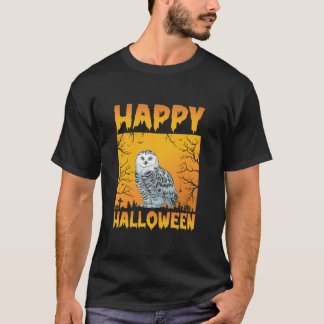 Halloween Costume Men Women Kids Funny Snowy Owl T T-Shirt