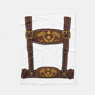 Halloween Costume - Mens Lederhosen Fleece Blanket
