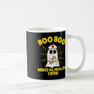 Halloween Costume Mental Health Nurse Boo Boo Crew Coffee Mug