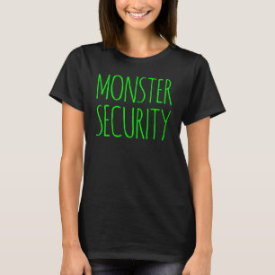 HALLOWEEN COSTUME MONSTER SECURITY DECORATIONS MEN T-Shirt